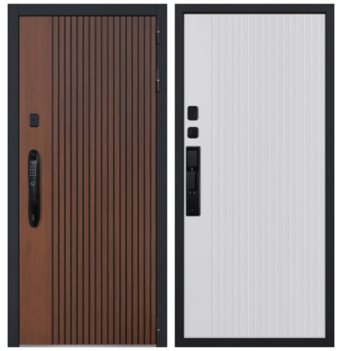 Стальная дверь "Velvet" (биометрический замок Smart lock DZ 888)