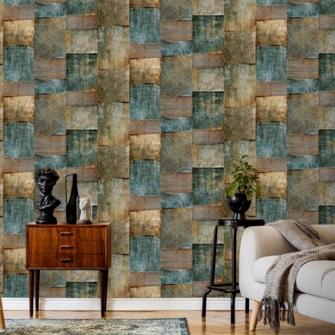 Обои AdaWall Octagon 1215-1