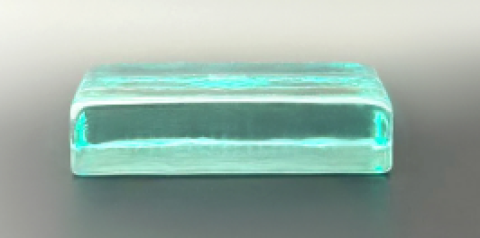 Стеклянный кирпич D43