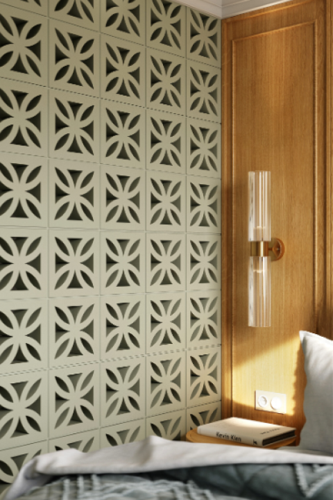 Декоративный бетонный блок OL08 полированный