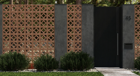 Декоративный бетонный блок OL08 полированный