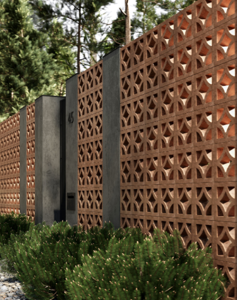 Декоративный бетонный блок OL04