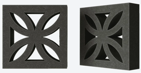 Декоративный бетонный блок OL01