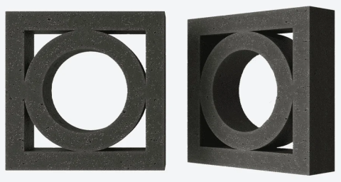 Декоративный бетонный блок OL02