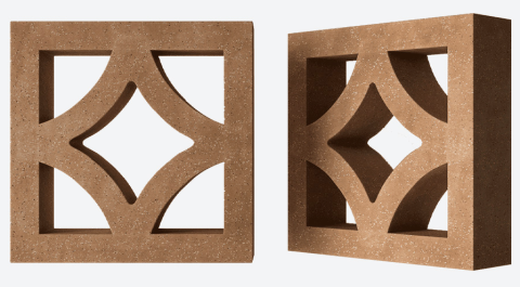 Декоративный бетонный блок OL04