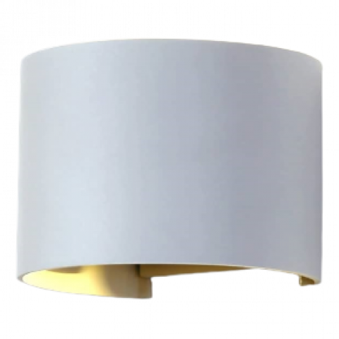 Уличный настенный светодиодный светильник Elvan GW-310A/R-6W-WW-Wh
