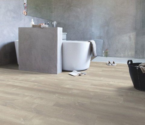 Замковый виниловый пол Quick-Step Pulse Click PUCL40083 Дуб песчаный теплый серый