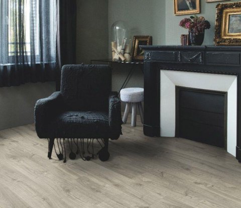 Замковый виниловый пол Quick-Step Pulse Click Plus PUCP40089 Дуб осенний теплый серый