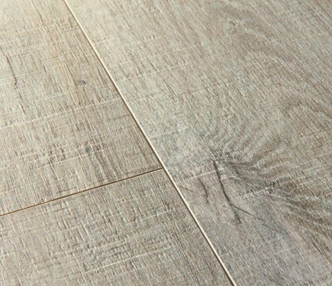Замковый виниловый пол Quick-Step Pulse Click PUCL40106 Дуб хлопковый темно-серый пиленый