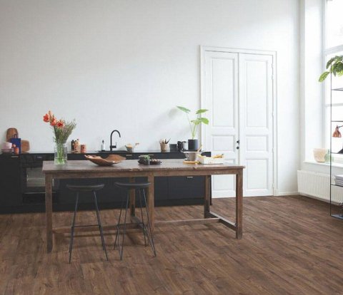 Клеевой виниловый пол Quick-Step Pulse Glue Plus PUGP40199 Дуб осенний шоколадный