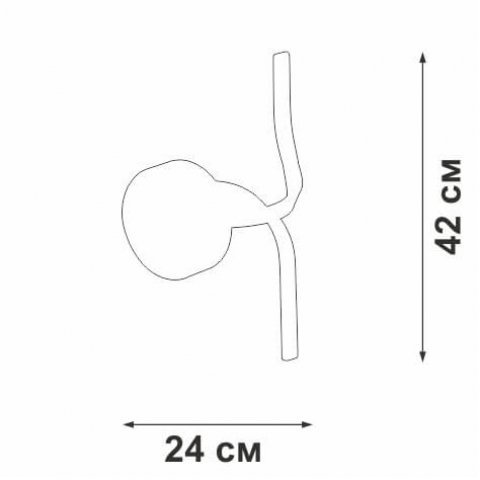 Бра Vitaluce V4683-1/1A