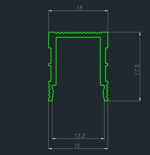 Декоративный стеновой профиль Pro Design 536 Белый