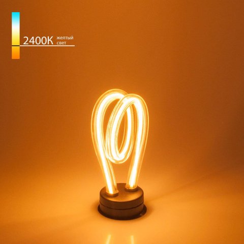 Лампа светодиодная филаментная Elektrostandard E27 4W 2400K прозрачная a043994