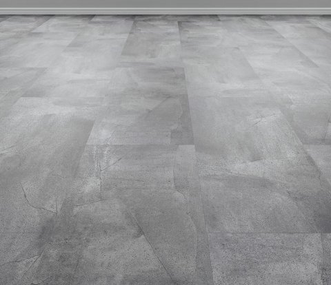 Клеевой виниловый пол Vinilam Ceramo Stone Glue 61602 Серый бетон