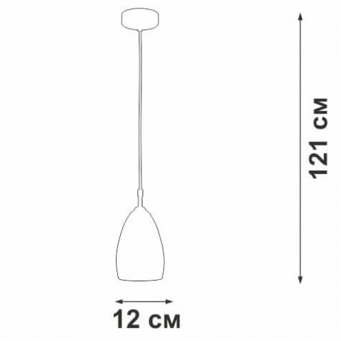 Подвесной светильник Vitaluce V2963-1/1S