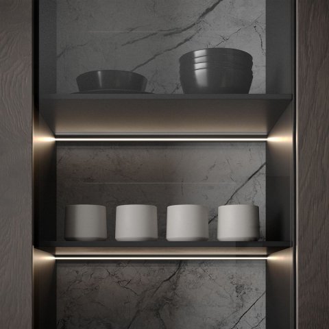 Профиль Arlight SL-Mini-Shelf-H9-2000 Anod Olive Grey 038208