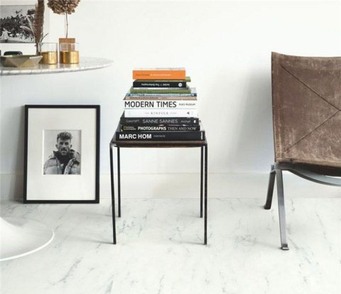 Замковый виниловый пол Quick-Step Ambient Click AMCL40136 Мрамор каррарский белый