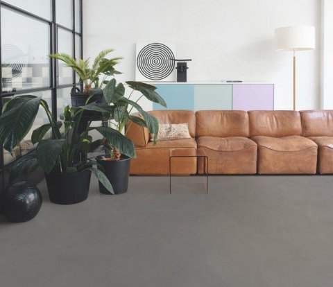 Замковый виниловый пол Quick-Step Ambient Click AMCL40140 Шлифованный бетон серый
