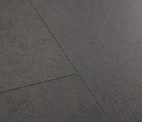Замковый виниловый пол Quick-Step Alpha Vinyl Tiles AVST40035 Сланец чёрный