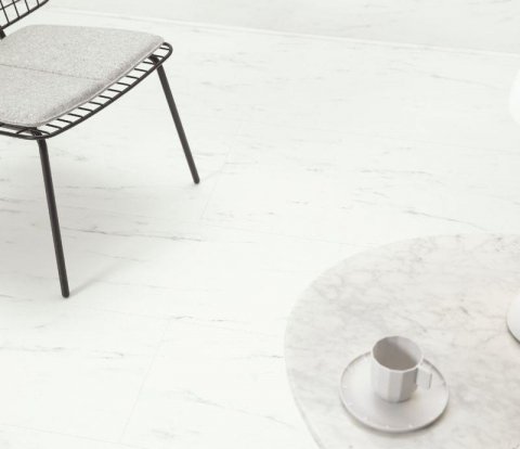 Замковый виниловый пол Quick-Step Alpha Vinyl Tiles AVST40136 Мрамор каррарский белый