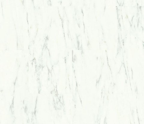 Замковый виниловый пол Quick-Step Alpha Vinyl Tiles AVST40136 Мрамор каррарский белый