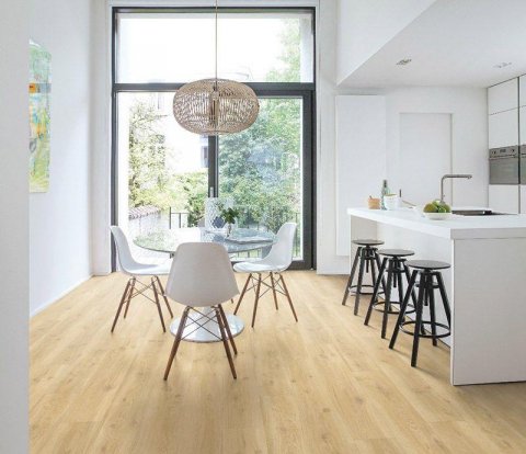 Замковый виниловый пол Quick-Step Balance Click PLUS BACP40018 Дуб бежевый