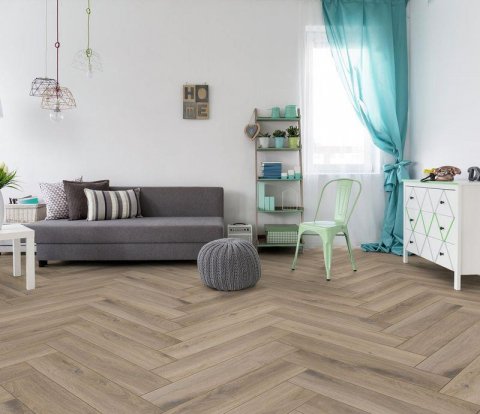 Ламинат Kronoswiss Herringbone D 3766 Дуб Мец