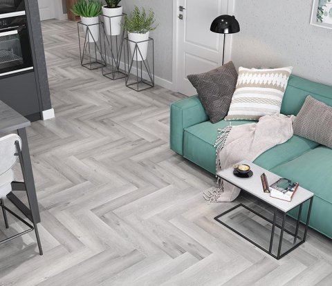 Клеевой виниловый пол Alpine Floor Parquet LVT ECO 16-18 Дуб Лейтена