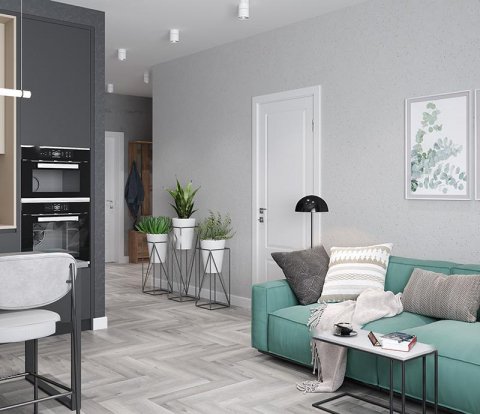 Клеевой виниловый пол Alpine Floor Parquet LVT ECO 16-18 Дуб Лейтена