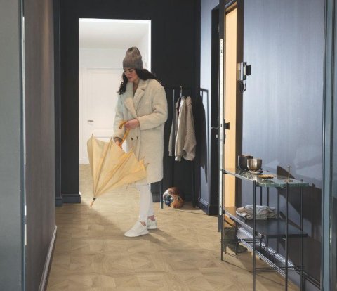 Ламинат Quick-Step Impressive Patterns Ultra IPU4142 Дуб песочный брашированный