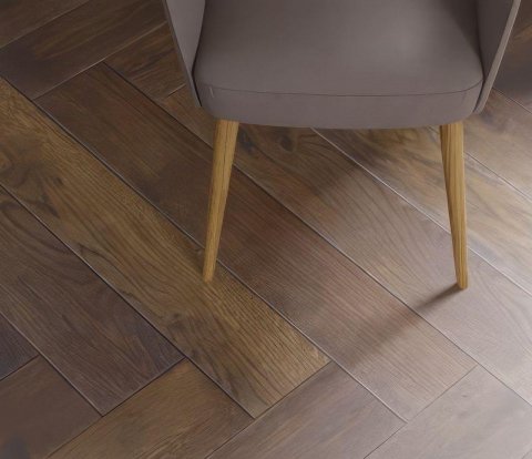 Английская елка Polarwood Herringbone Дуб Carribean