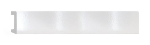 D235-114 (80*17*2400мм) белый глянец