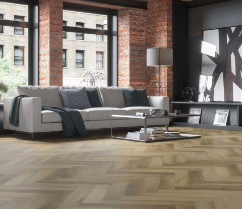 Кварцевый SPC ламинат Fargo Parquet 33-2187-09 Дуб Афины