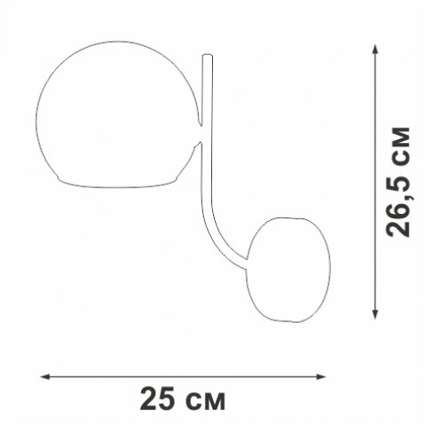 Бра Vitaluce V3957-8/1A