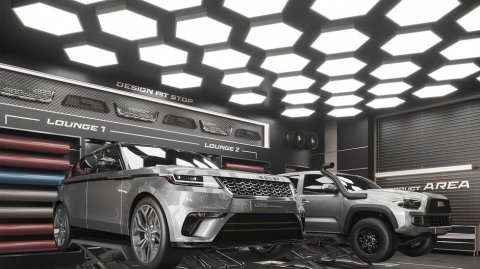 Потолочный светодиодный светильник Siled Hexago 7372427