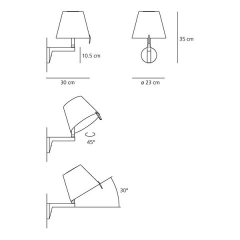 Бра Artemide Melampo 0721010A