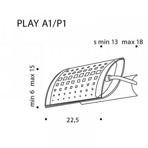 Бра De Majo Play A1 P1