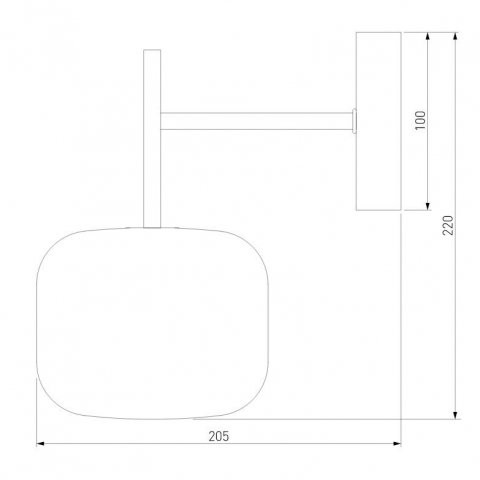 Бра Eurosvet Jar 70128/1 хром