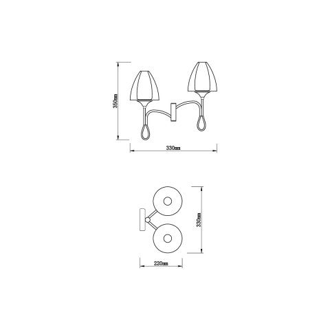 Бра Vele Luce Oro VL5654W12