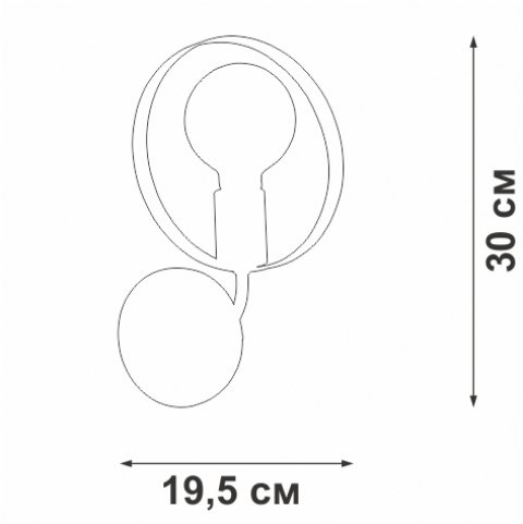 Бра Vitaluce V4379-0/1A
