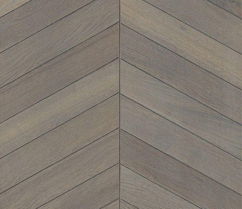 Французская елка Kahrs Chevron Дуб Шеврон серый 60°