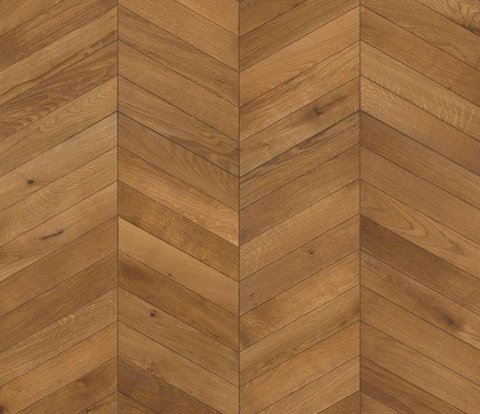 Французская елка Kahrs Chevron Дуб Шеврон светло-коричневый 60°