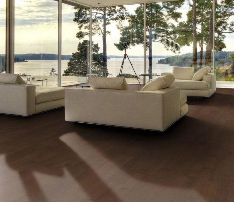 Однополосная паркетная доска Kahrs Life Cocoa Bean (150×1810 мм)