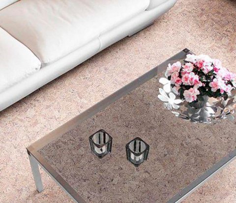 Замковое напольное пробковое покрытие Corkstyle Eco Cork P999 Creme
