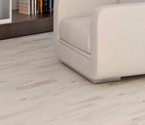 Клеевое напольное пробковое покрытие Corkstyle Wood Esche Weiss