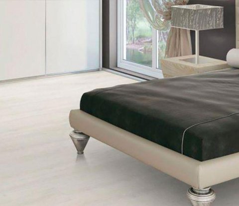 Замковое напольное пробковое покрытие Corkstyle Wood Oak Polar White