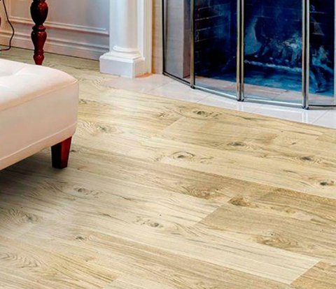 Замковое напольное пробковое покрытие Corkstyle Wood Oak Virginia White
