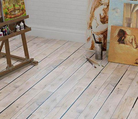 Клеевое напольное пробковое покрытие Corkstyle Wood Oak Dupel Planke