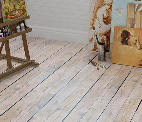 Замковое напольное пробковое покрытие Corkstyle Wood Oak Dupel Planke