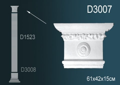 Пилястра D3007